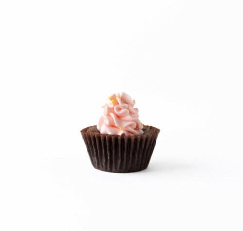 Strawberry Swirl minicupcake