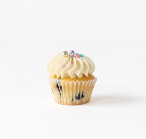 Blueberry Twist minicupcake